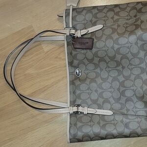 Coach Signature Tote Bag - Brown